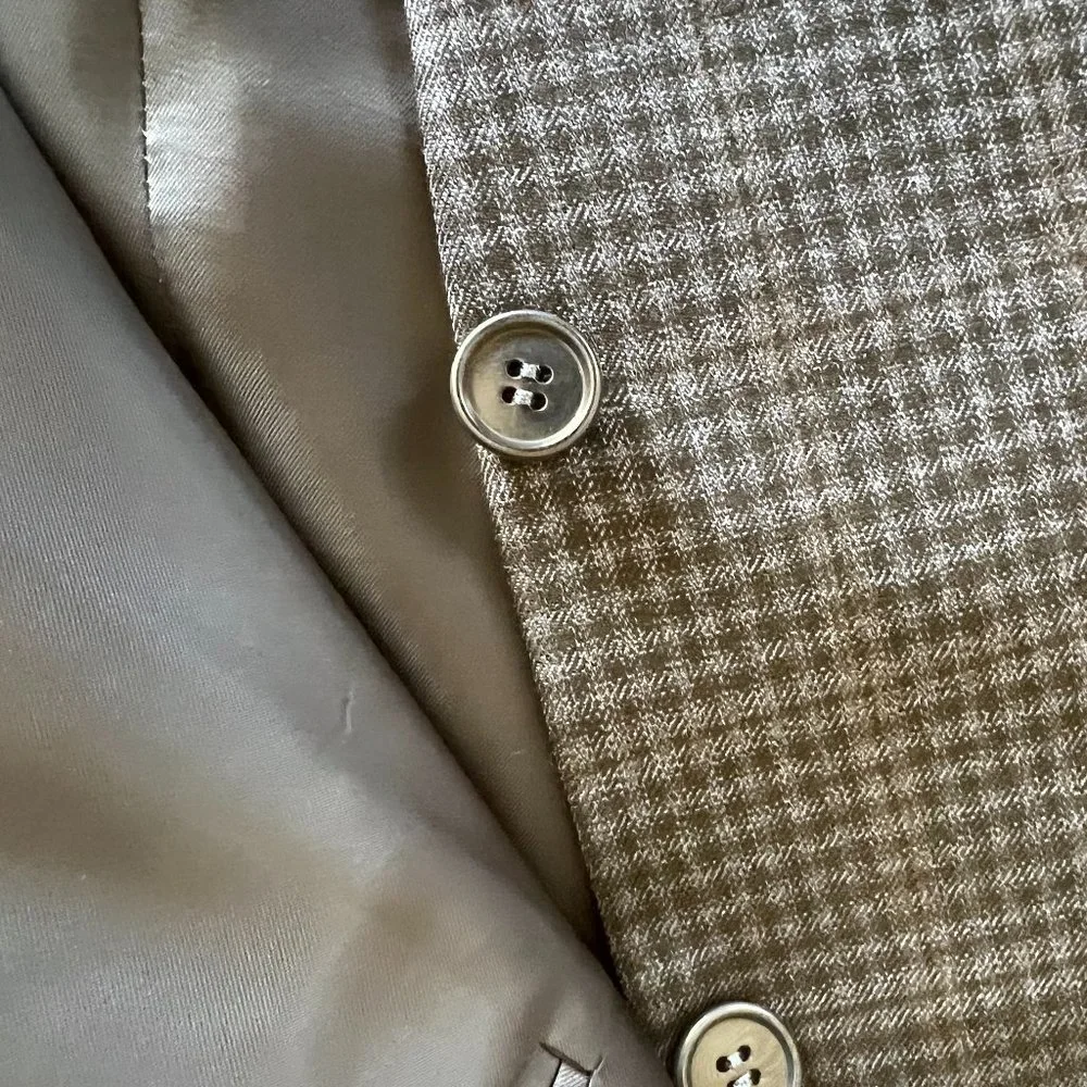 Canali Wool Sport Coat Beautiful Plaid Regular Fit Size US 40 - Picture 8 of 13